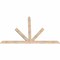 Ekena Millwork Saratoga Smooth Timber Gable Bracket, Douglas Fir, 72"W x 48"H x 1 1/2"D x 3 1/2"F, 16/12 Pitch GBW072X48X0204SAR00SDF - alternate 5